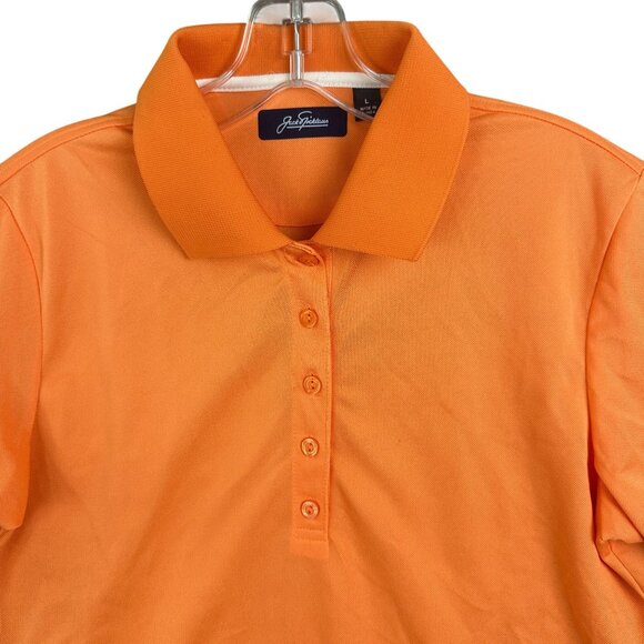 Vintage 1980’s Jack Nicklaus Polo Shirt L Polyester Golden Bear - Picture 3 of 10